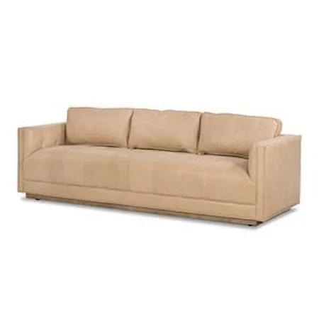 Kiera Leather Sofa - Palermo Nude